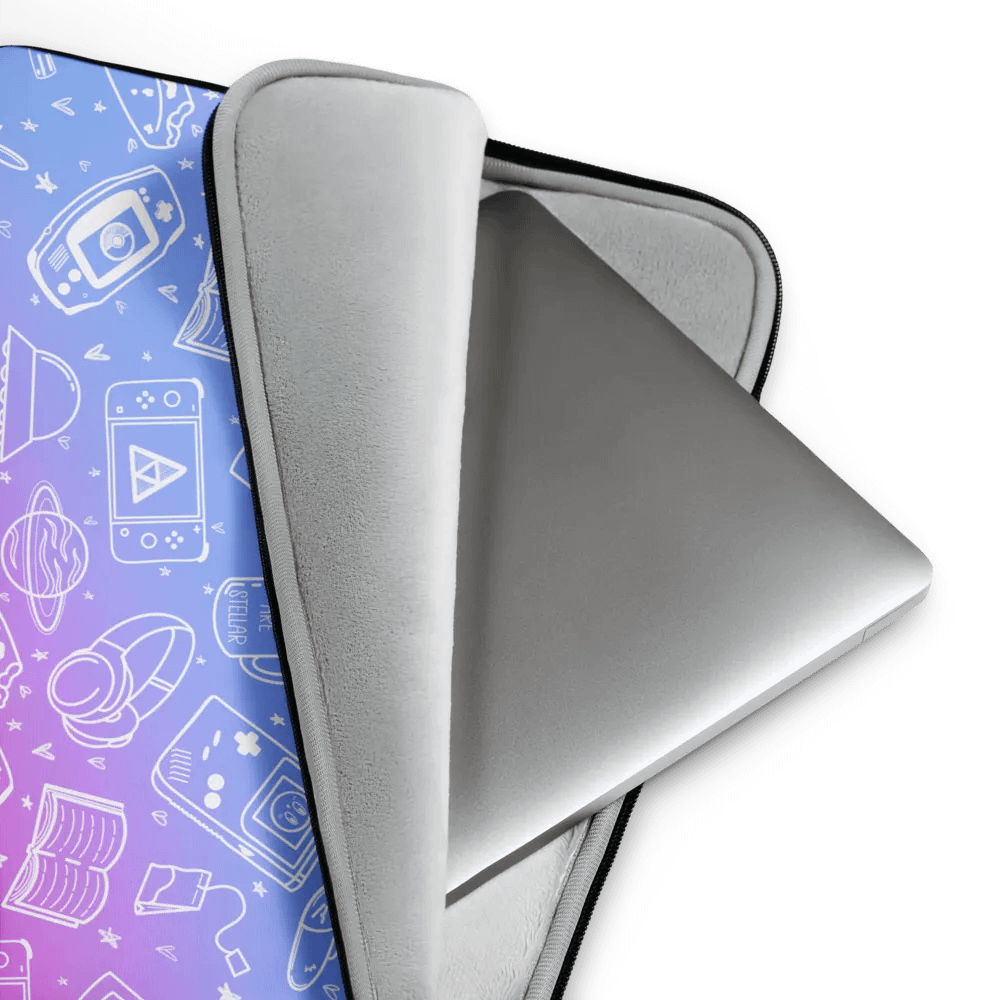 Pastel Doodle Laptop Sleeve product image (4)