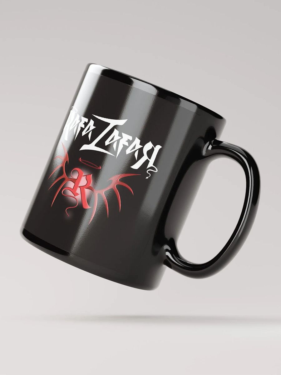 RafaZafar Logo Left-Handed Mug (black) product image (2)