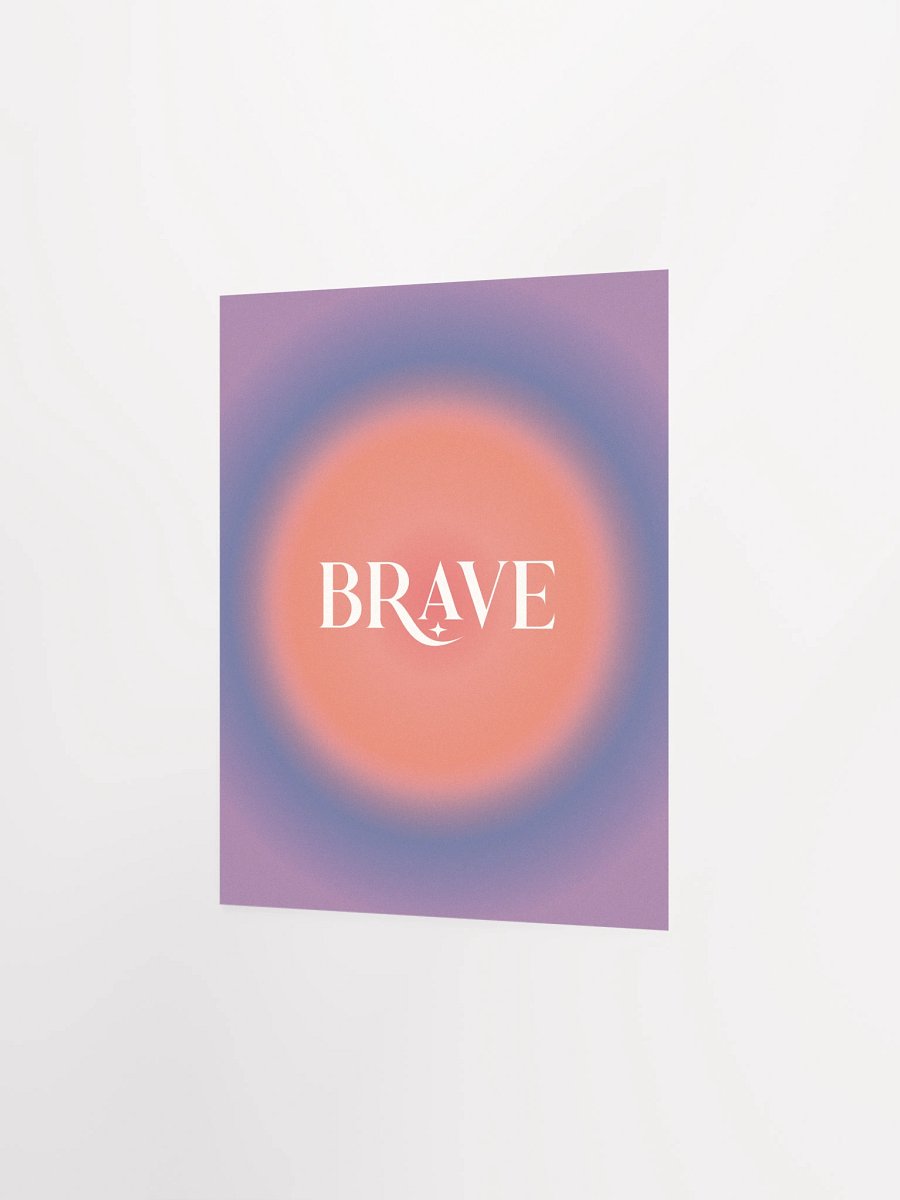 Brave Gradient Grain Poster product image (3)