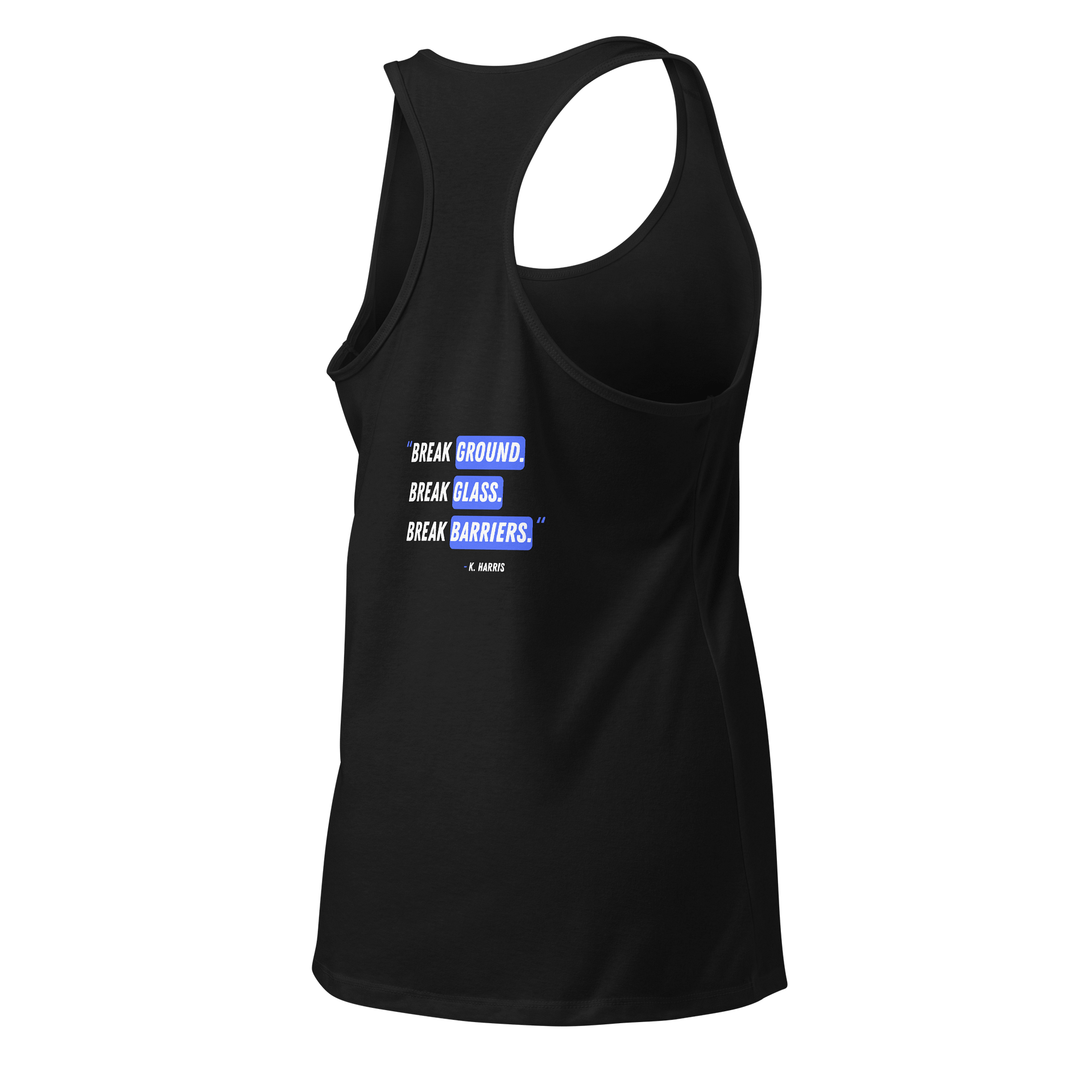 Kamala Would Never Racerback | B L A C K product image (4)