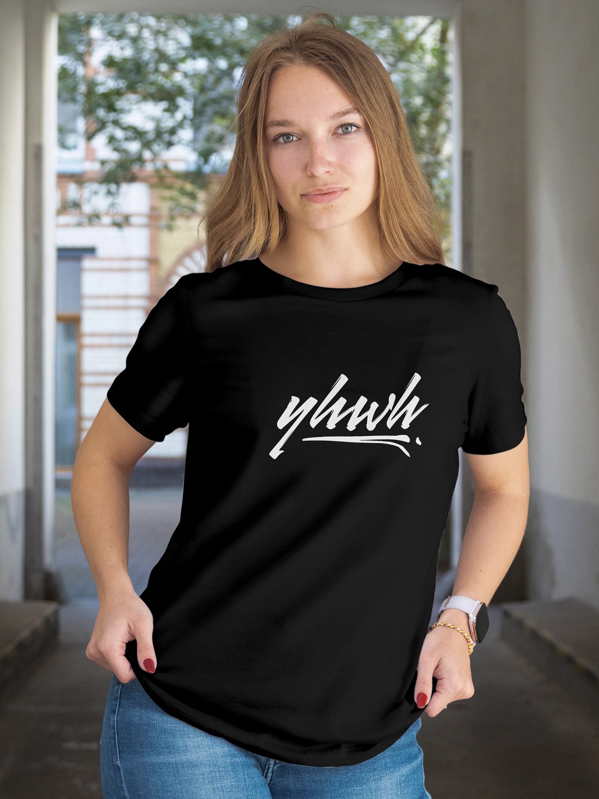 YHWH Heavyweight Tee - Bold Faith "Jesus Loves You"" product image (2)