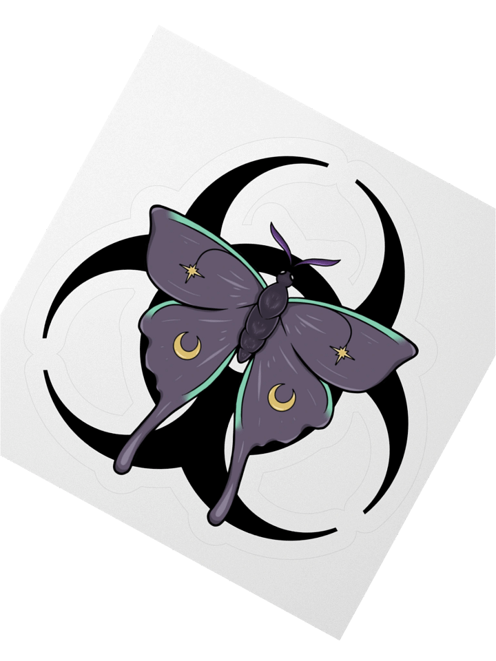 Hazard Moth Sticker product image (2)