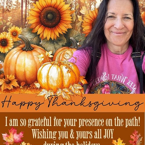I want to thank you all for being on this path with me!

It is you who keep me going, knowing that we're growing and glowing!...