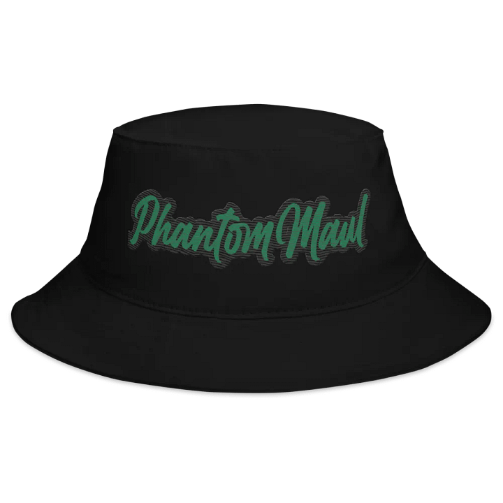 'PhantomMaul' Bucket Hat Forest Green Lettering product image (2)