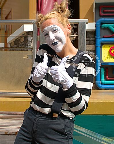 Paula The SeaWorld Mime! #paulathemime #seaworldmime