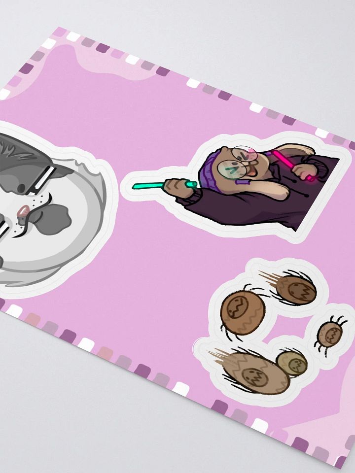 Flammtastic Sticker Sheet 6 (Maggie, Dance, Fleas) product image (2)