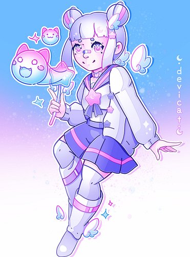 CandiCat Floating Dreams • 2025

𓆩♡𓆪
#devicat #candicat #art #digitalart #cuteart #oc