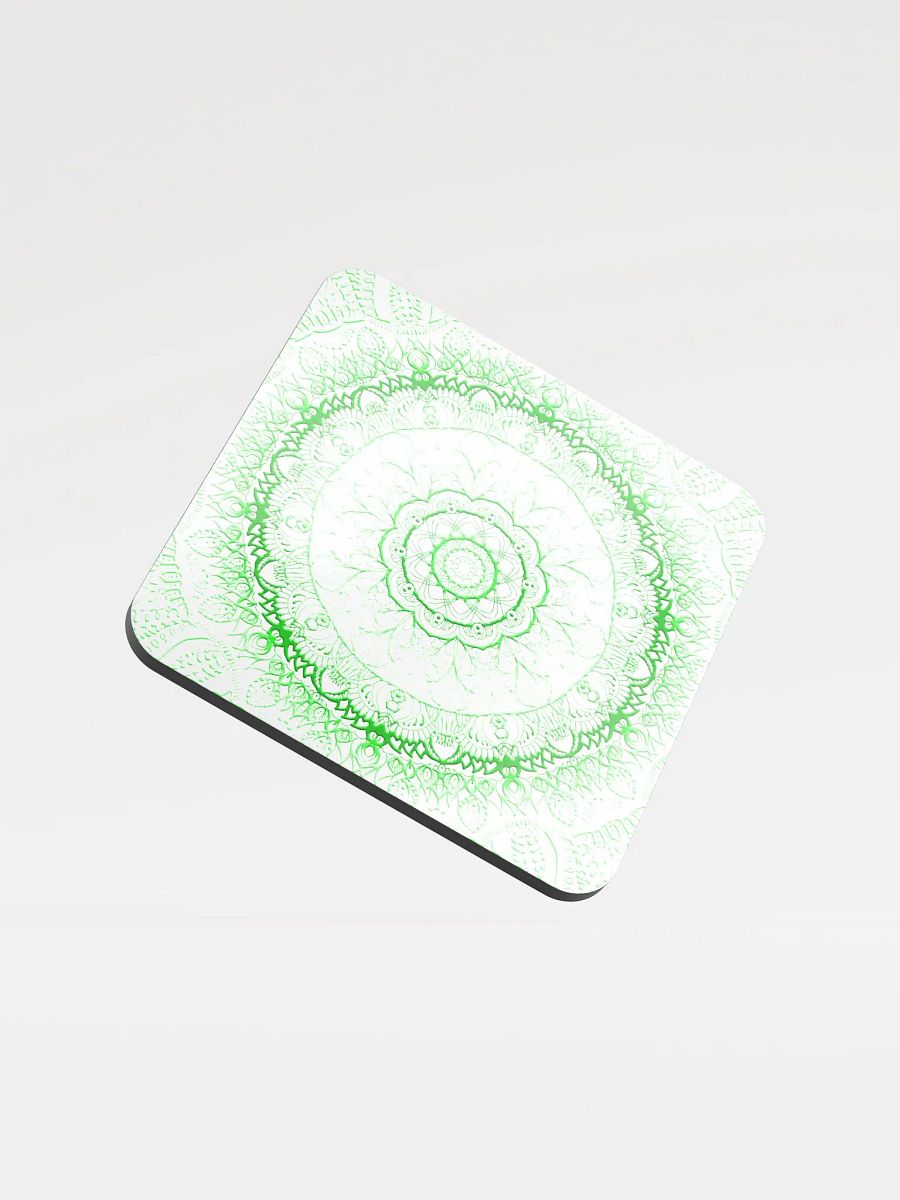 Kaleidoscope Green Cork Coaster Set product image (1)
