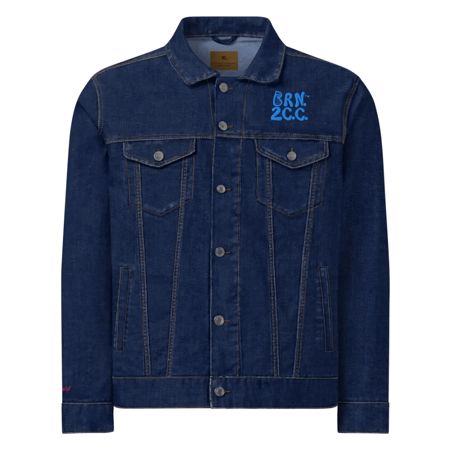 Cape Classic Denim Jacket | BRN.2C.C.™ Edition | Aqua/Teal Embroidery product image (1)