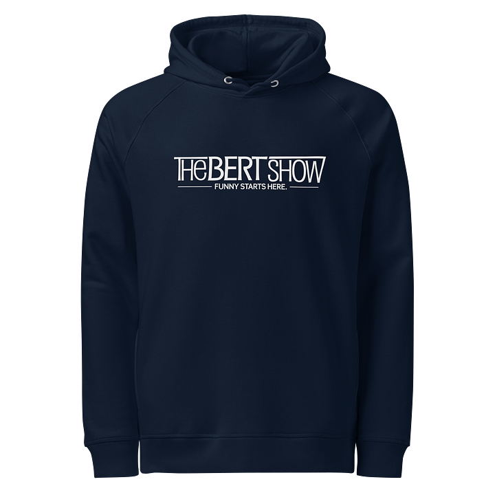 Bert Show Logo Unisex Organic Side Pocket Hoodie product image (1)