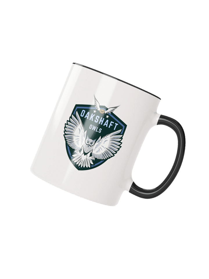 Oakshaft Owls Team Ceramic Mug with Color Inside product image (6)