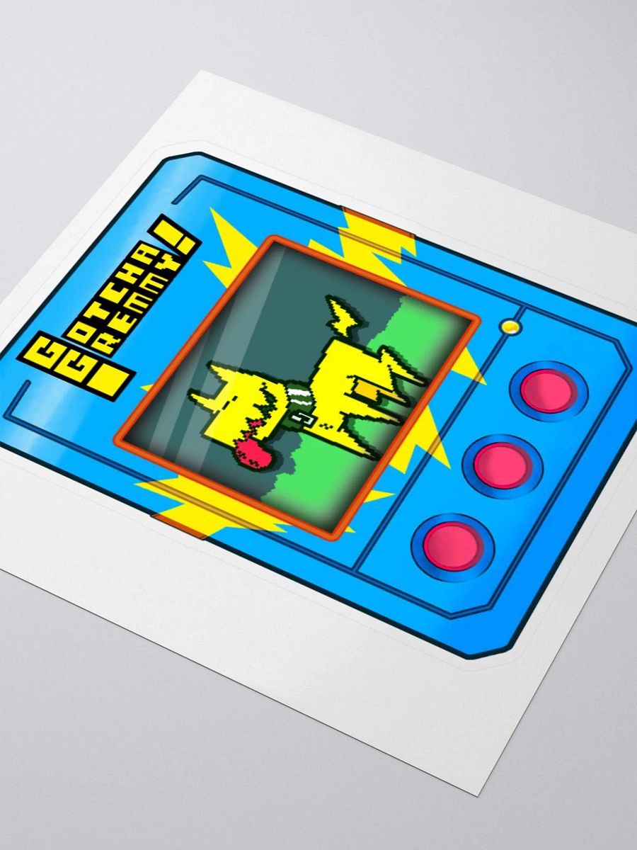 Gotcha Gremmy! [Blue/Yellow] - Sticker product image (3)