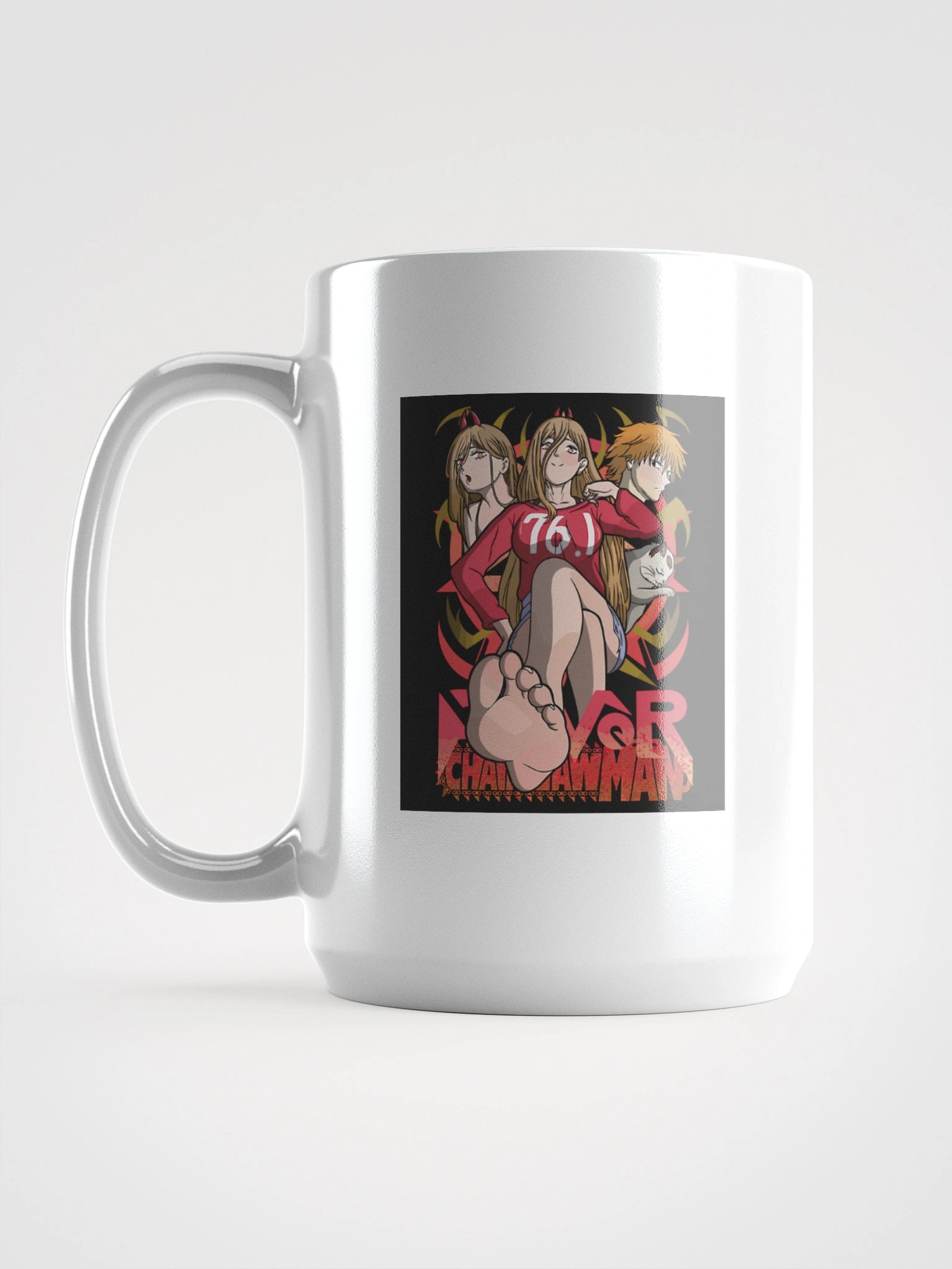 Chainsaw Man Squad White Glossy Mug product image (6)