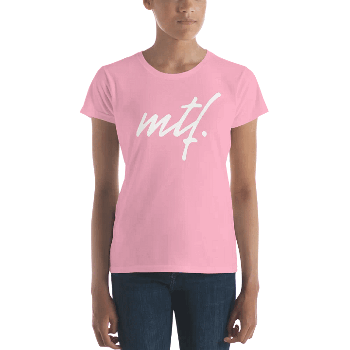 Pink MTF Women's T-Shirt product image (2)
