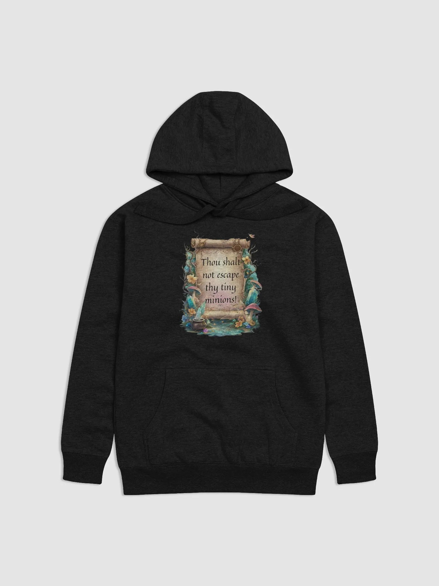 Funny Mom Hoodie – “Thou Shalt Not Escape Thy Tiny Minions!” product image (9)
