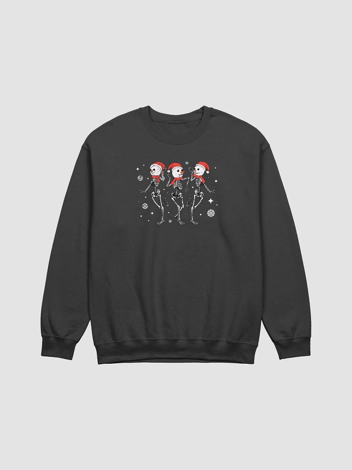 Dancing Skeleton Snowman Sweatshirt 3549 product image (2)