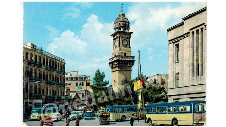 حلب ساحة و ساعة باب الفرج 1966 - صورة رقمية product image (1)