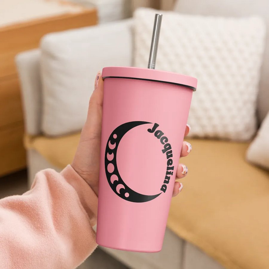 Jacquelina Tumbler With Metal Straw product image (8)