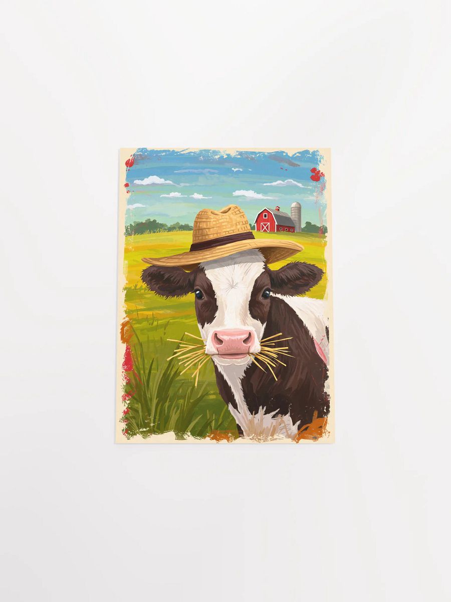 Farmer Cow Hay Day Poster product image (18)