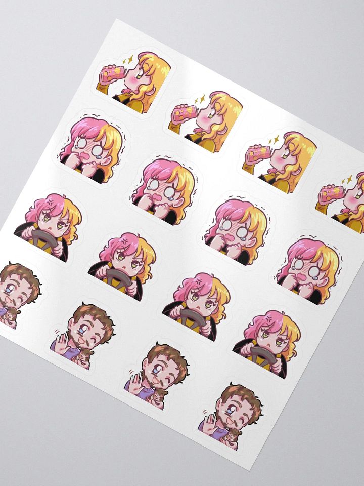 Emote Sticker Sheet - Option 4 product image (1)