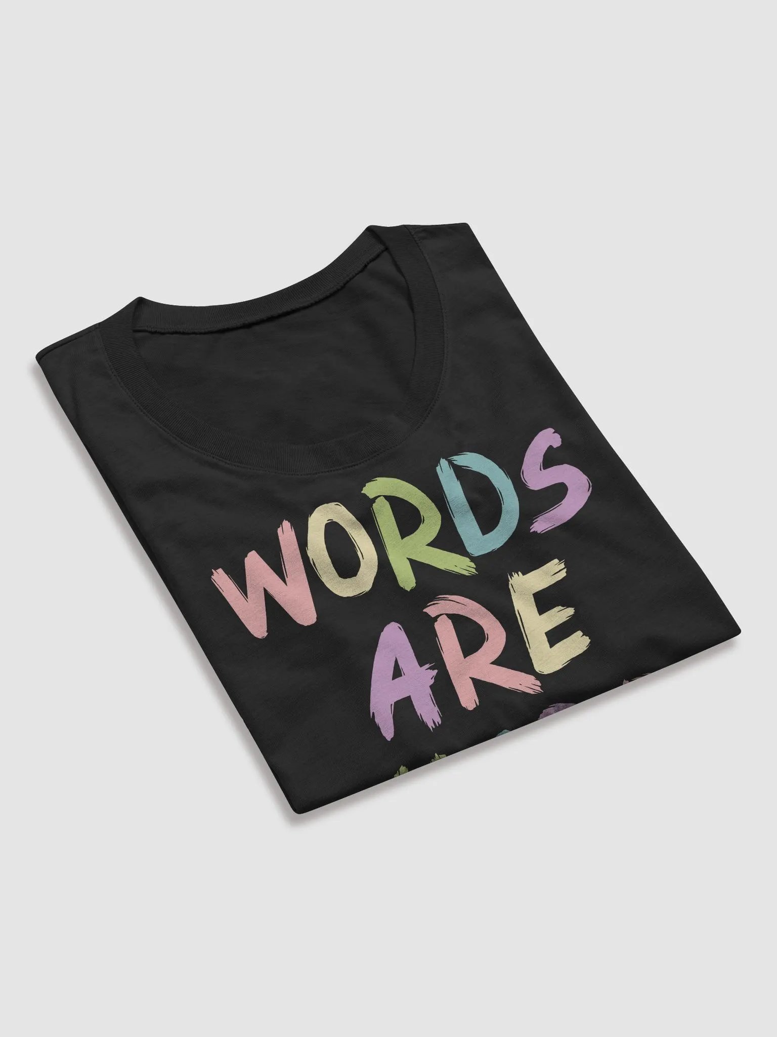 Words Are Hard (Chalk) Women's Tee product image (4)
