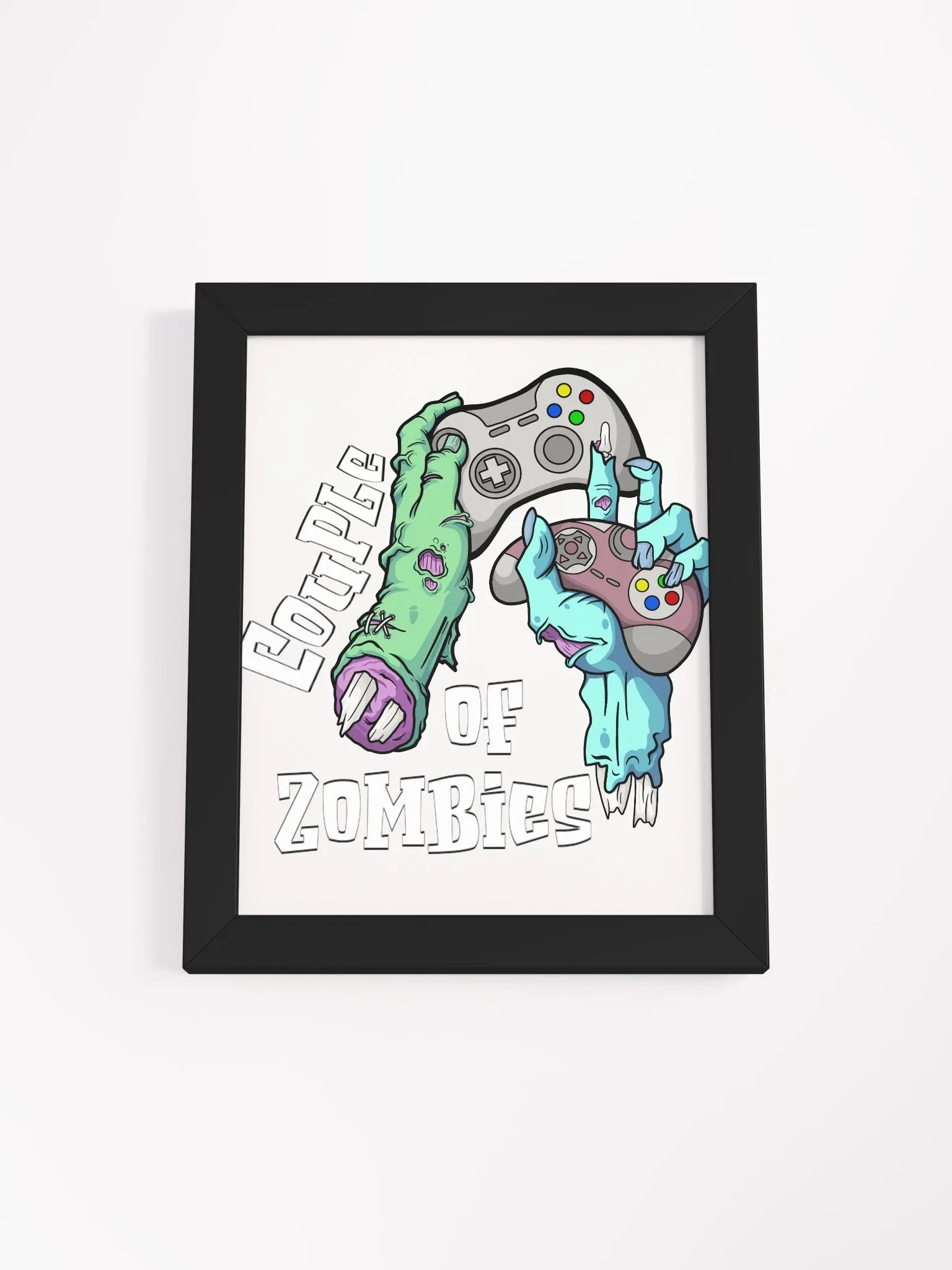 Couple of Zombies Wall Art product image (6)