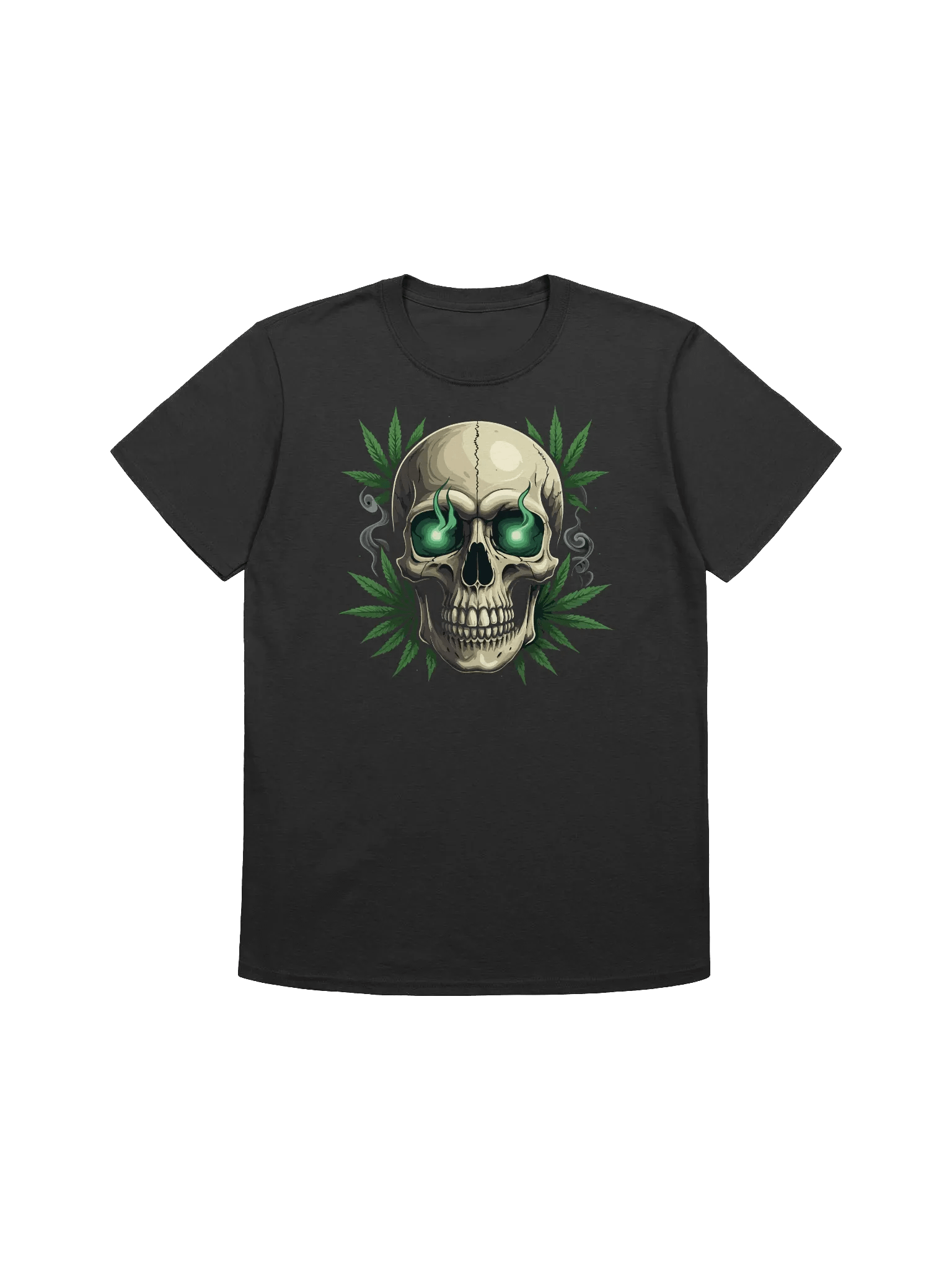420 Weed - Skull Cannabis Leaves T-Shirt product image (4)