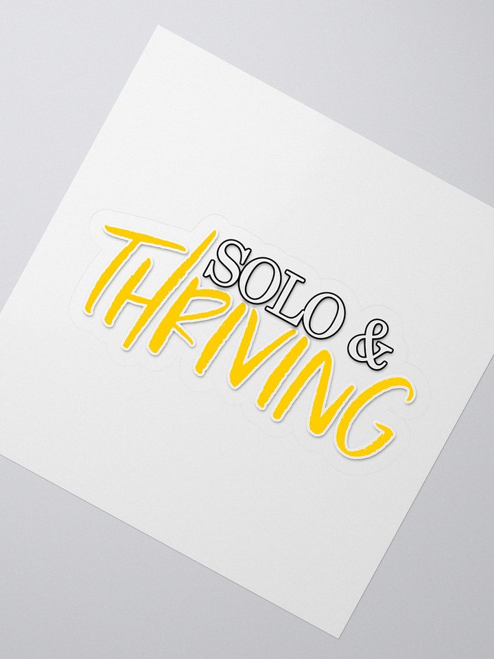 SOLO & THRIVING Kiss Cut Stickers product image (2)