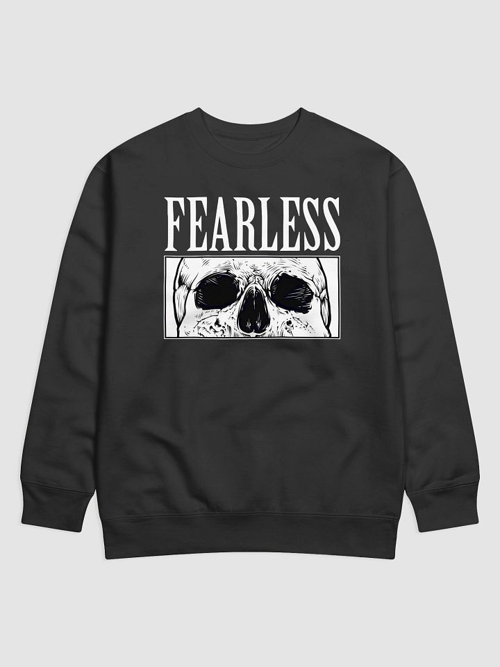 Fearless Skull Graphic Sweatshirt product image (1)