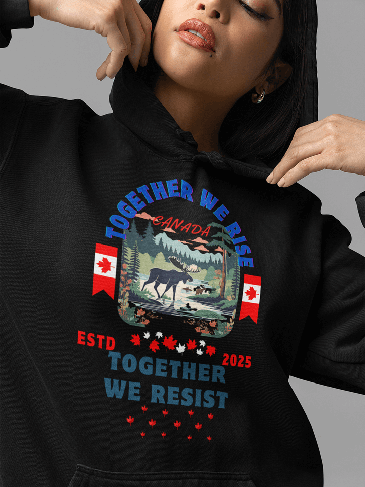Canadian Wilderness Moose Hoodie product image (1)