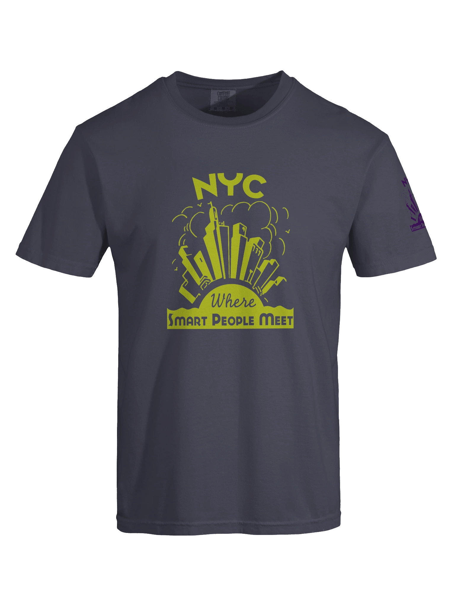 'NYC Smart' T-Shirt — Dark product image (5)
