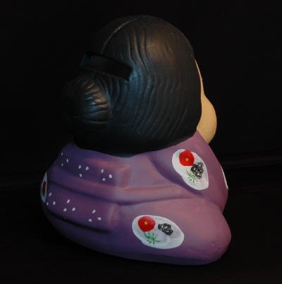 Japanese Okame Goddess Statue - Ceramic Otafuku Uzume product image (3)