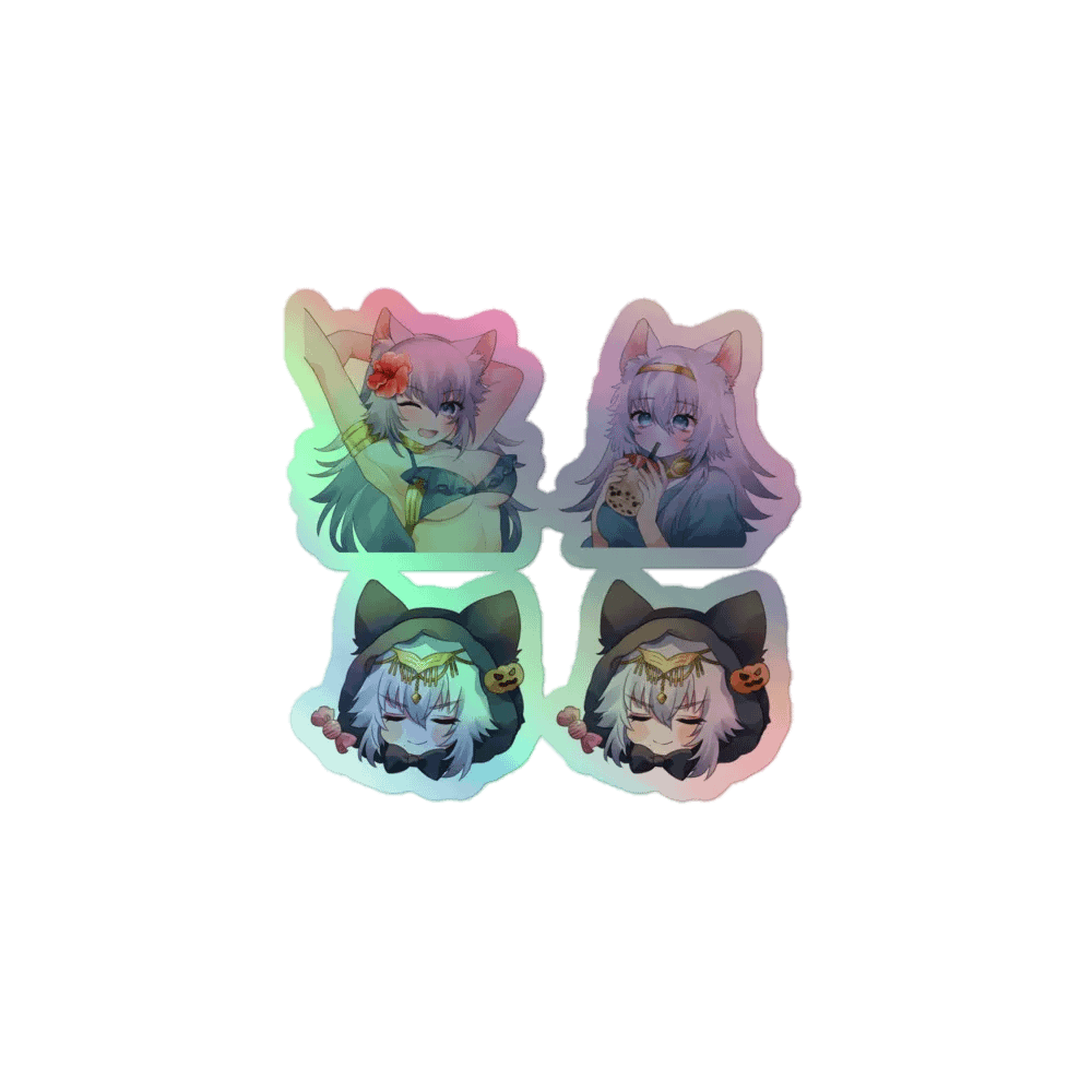 Paws Holographic Sticker Sheet Mix 1 product image (1)