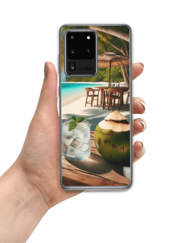 Tropical Breeze Samsung® Clear Case | AI Design product image (7)