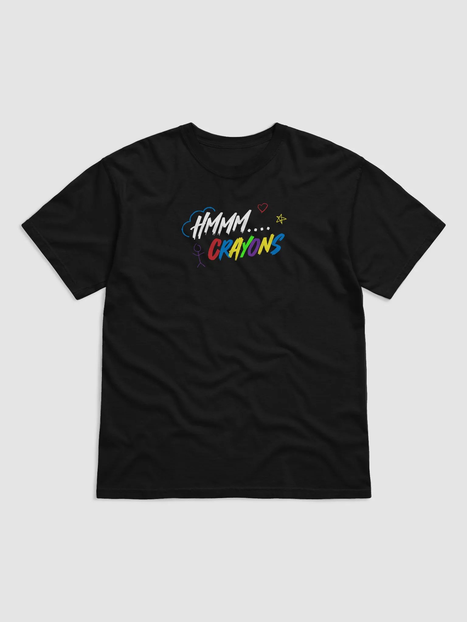 Titan8Crayon Hmmm Crayons Heavyweight T-Shirt product image (1)