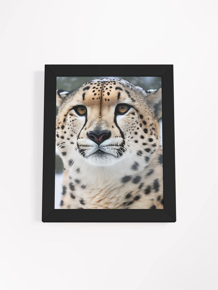 Framed High-Quality Matte Poster: Captivating Cheetah product image (2)