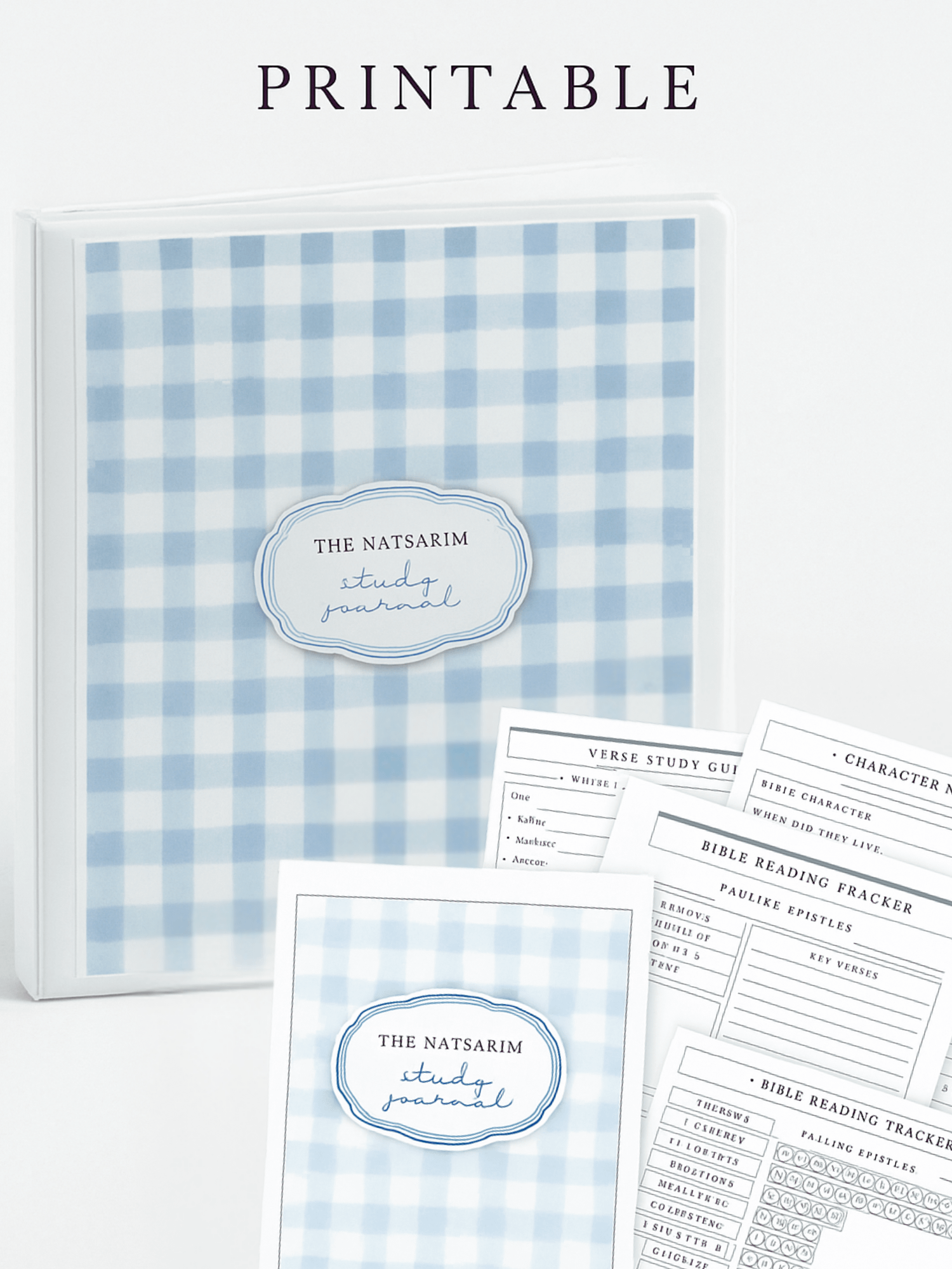 Natsarim Study Journal – Condensed Printable (Members) product image (1)