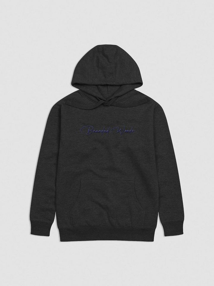 Men's Bearded Woodz Signature Hoodie (Navy Embroidery) product image (1)