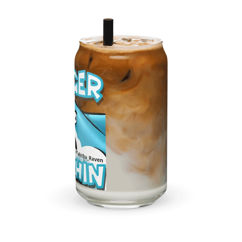Danger Dolphin Glass Can Cup product image (42)