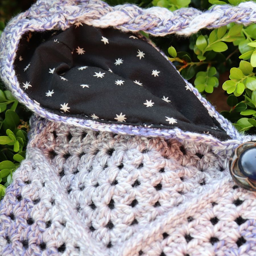 Cool Gray Oversized Crochet Tote - Handmade and One of a Kind product image (5)