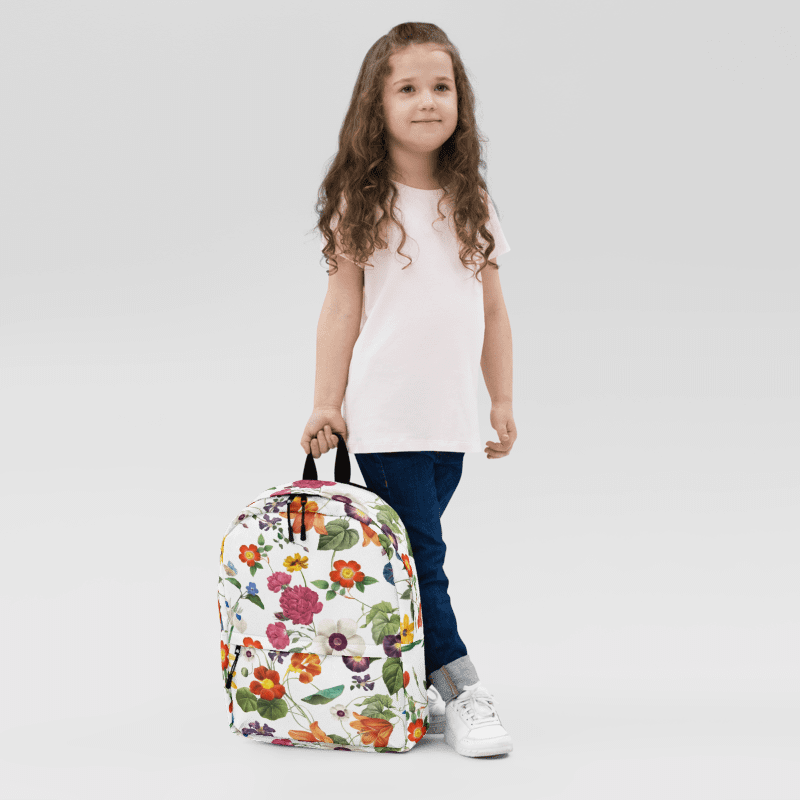 All-Over Printed Tropical Floral Backpack product image (3)