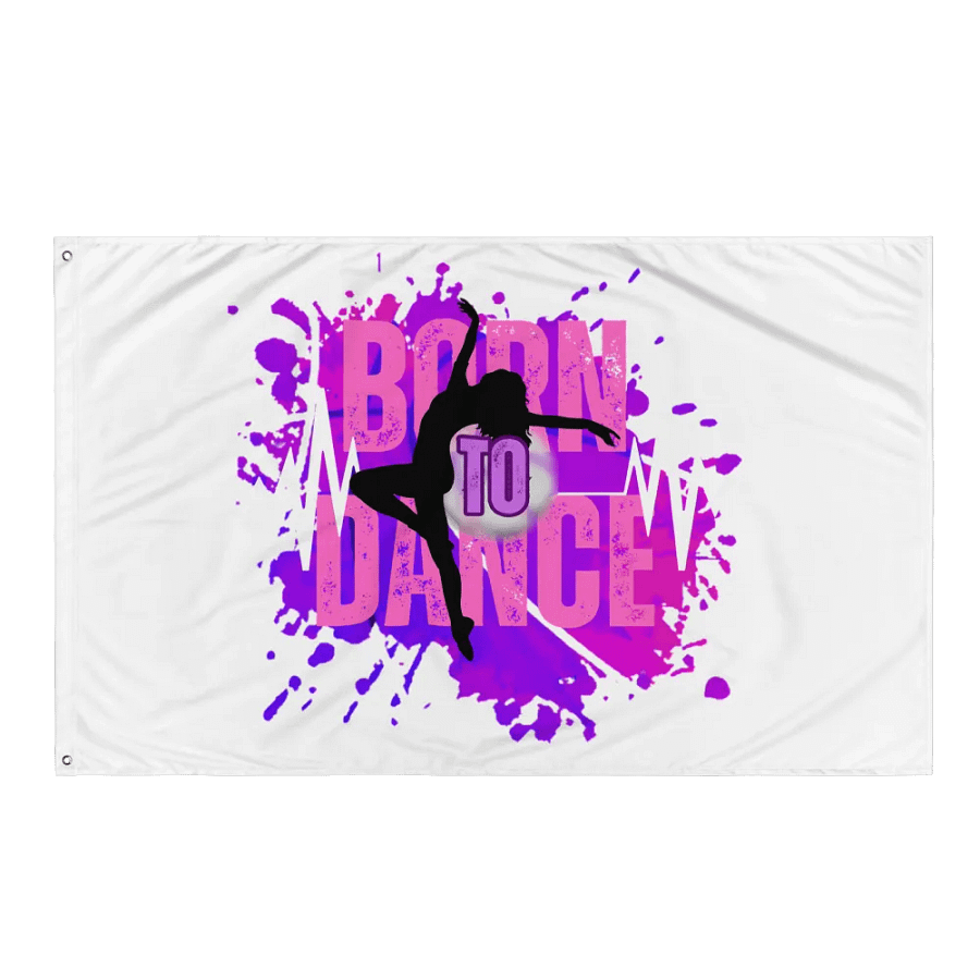 Born to Dance Her Silhouette Flag product image (3)