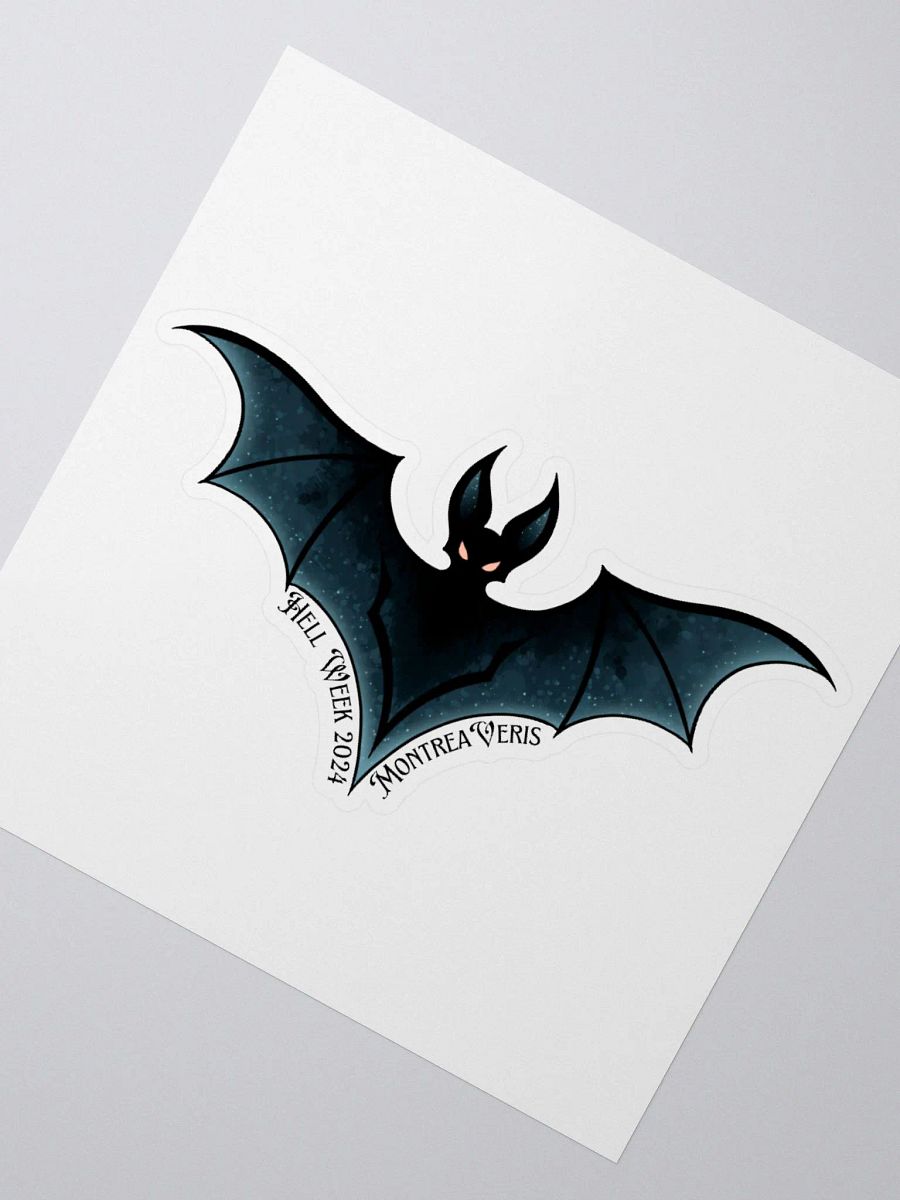 Hell Week 2024 Bat Kiss Cut Sticker product image (2)