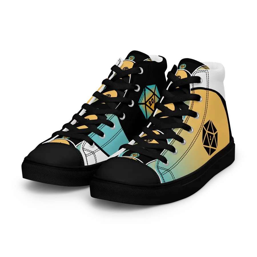 d20 Yin Yang Gradient Hi-Tops product image (6)