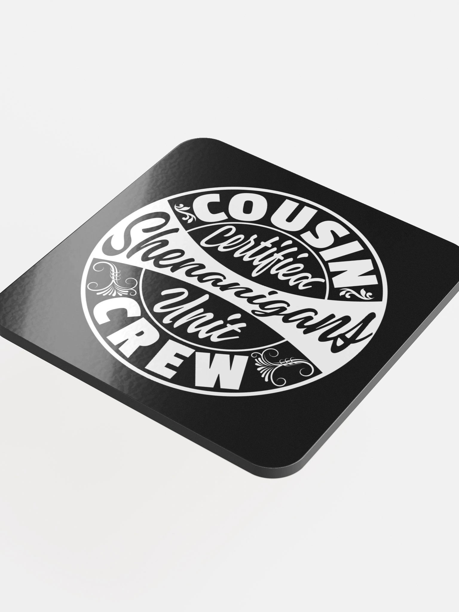 "Cousin Crew" Drink Coaster product image (1)