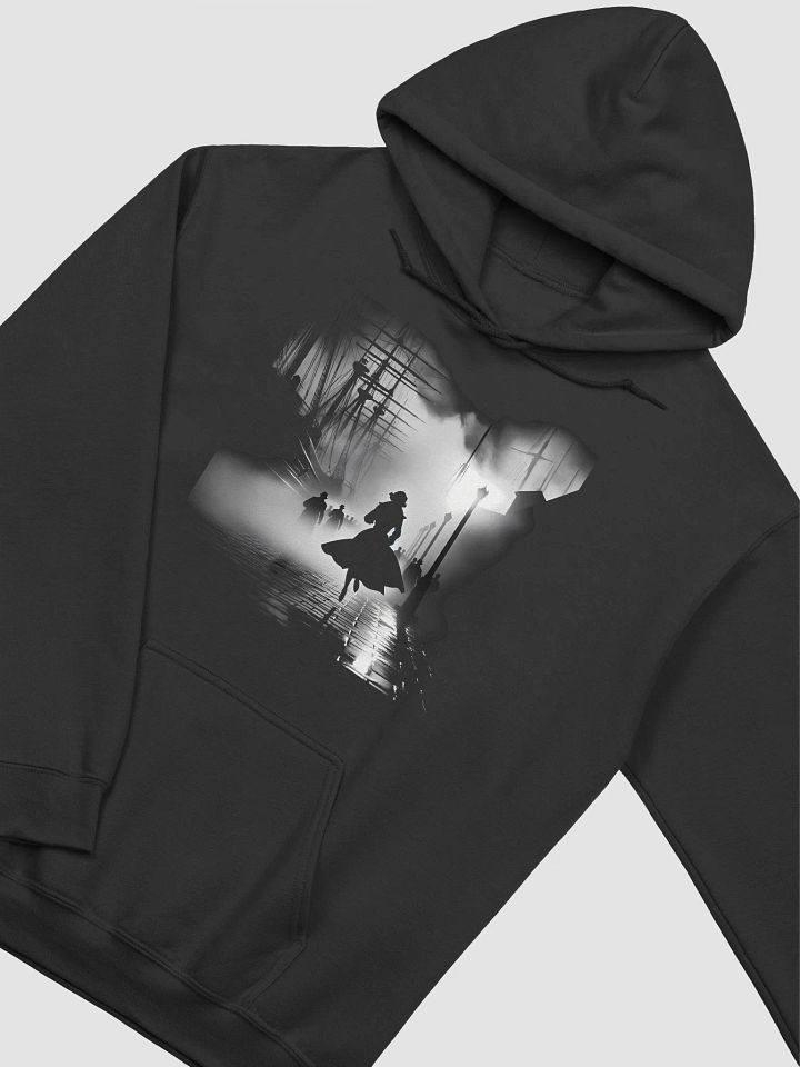 Noir Escape on the Misty Docks (Womens Hoodie) product image (2)
