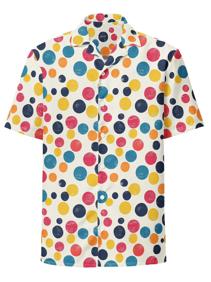 Polka Dot Illusion Vintage Retro Hawaiian Shirt product image (1)