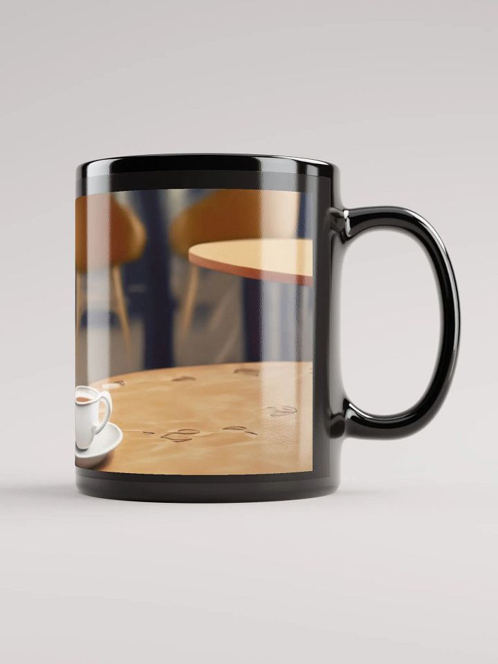 French Bulldog Elegance: Black Glossy Mug for Sophisticated Dog Lovers product image (2)
