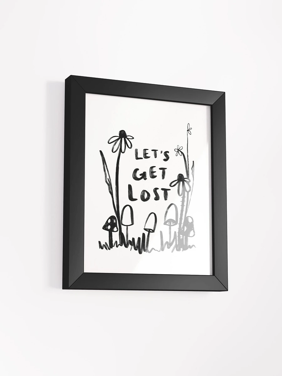 Let's Get Lost Framed Art Print product image (20)