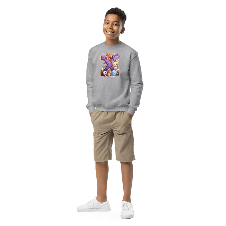 Cute Halloween Monogram Letter X Sweatshirt product image (1)